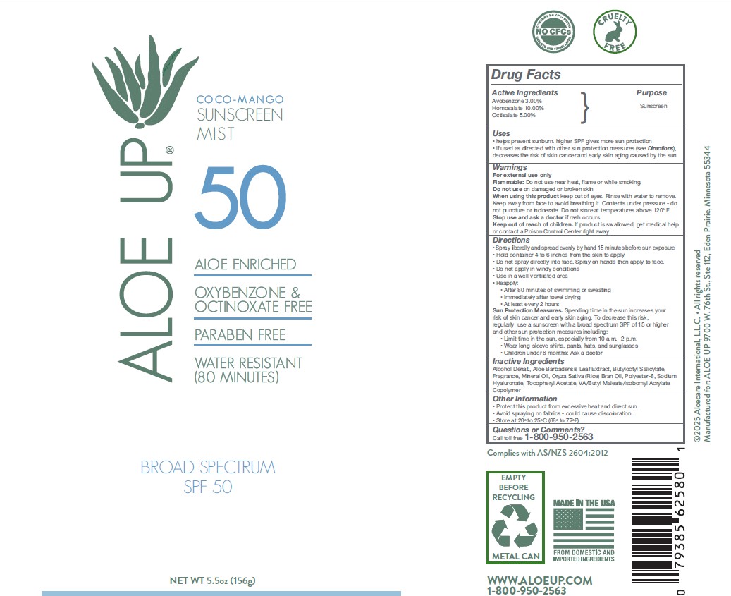 Pill image for Aloe Up Spf 50 Coco-mango Spray