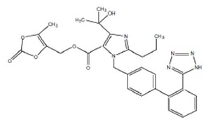 Pill image for These Highlights Do Not Include All The Information Needed To Use Olmesartan Medoxomil Tablets Safely And Effectively. See Full Prescribing Information For olmesartan Medoxomil Tablets.