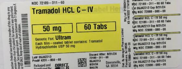 Pill image for Tramadol Hydrochloride