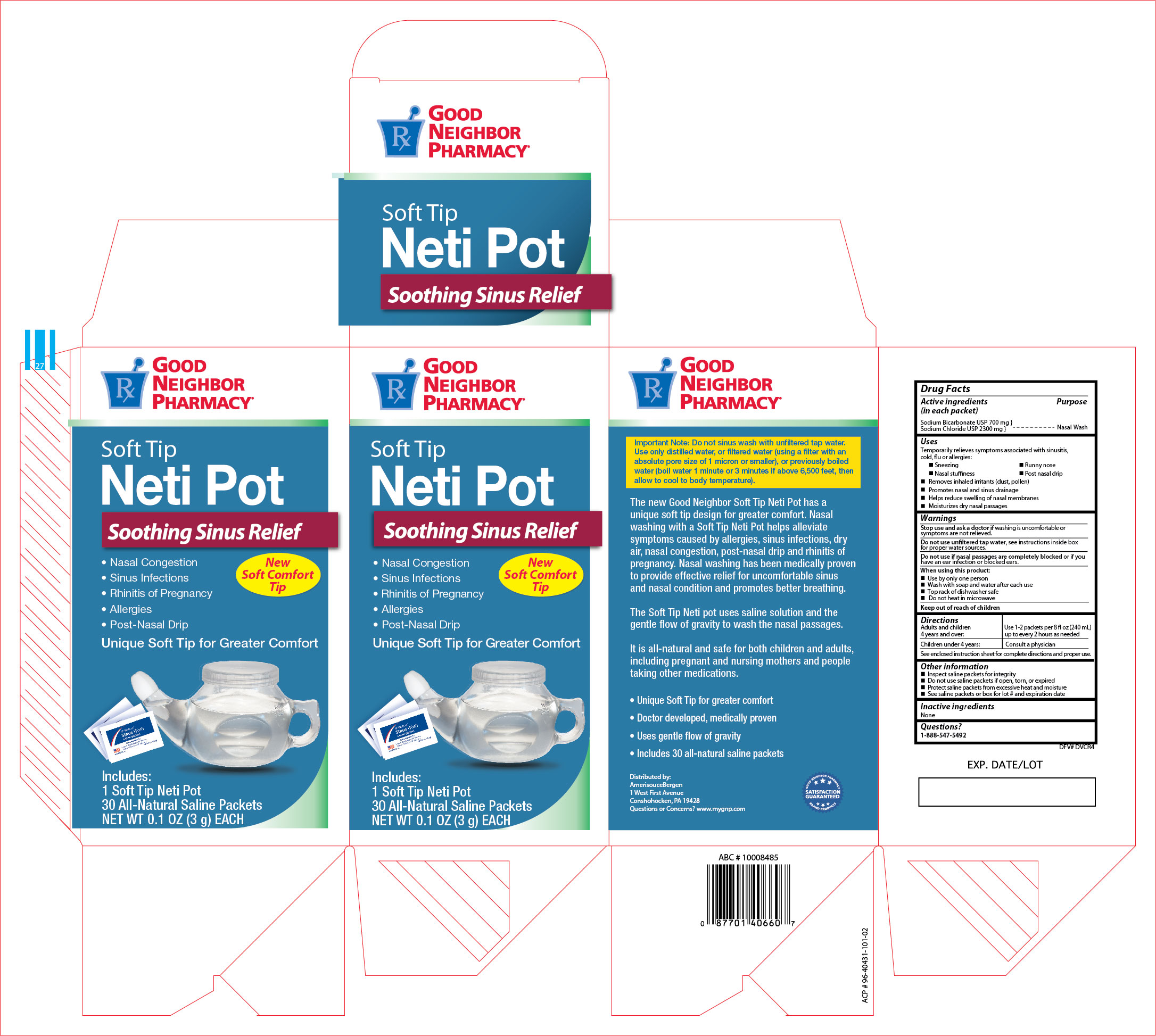 Pill image for Good Neighbor Pharmacy Sinus Wash Neti Pot- Soft Tip