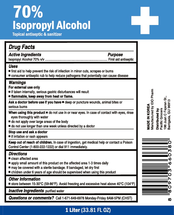 Pill image for Ido Pharm - 70% Isopropyl Alcohol (topical Antiseptic & Sanitizer)