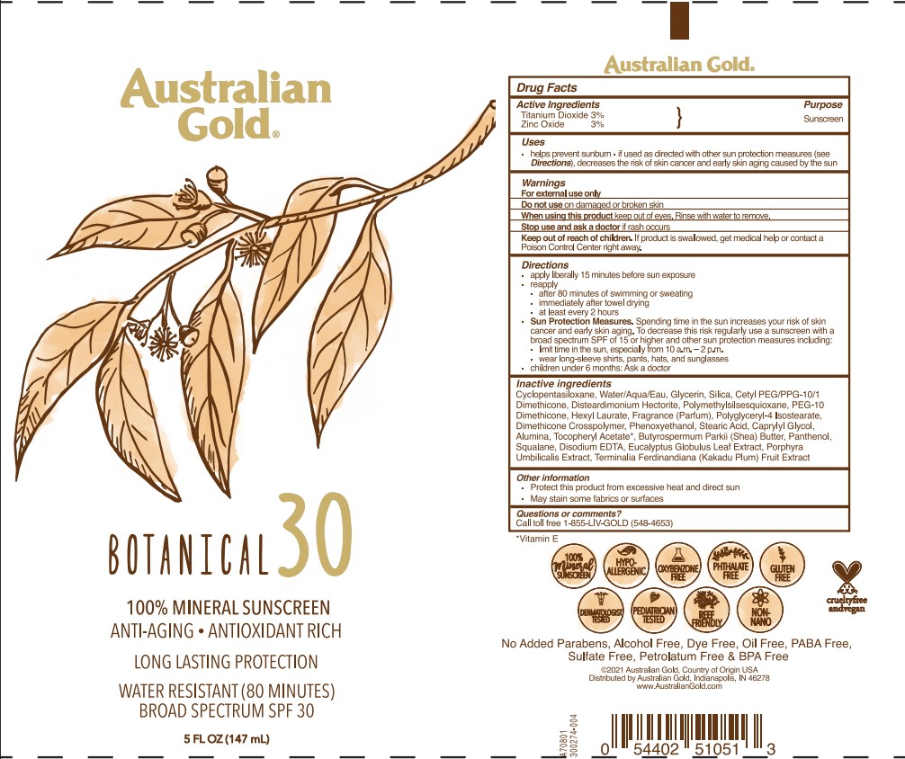 Pill image for Australian Gold Botanical Mineral Sunscreen Broad Spectrum Spf 30