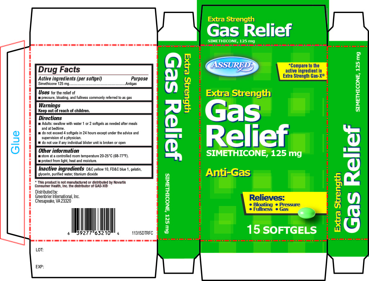 Pill image for Assured Gas Relief Drug Facts