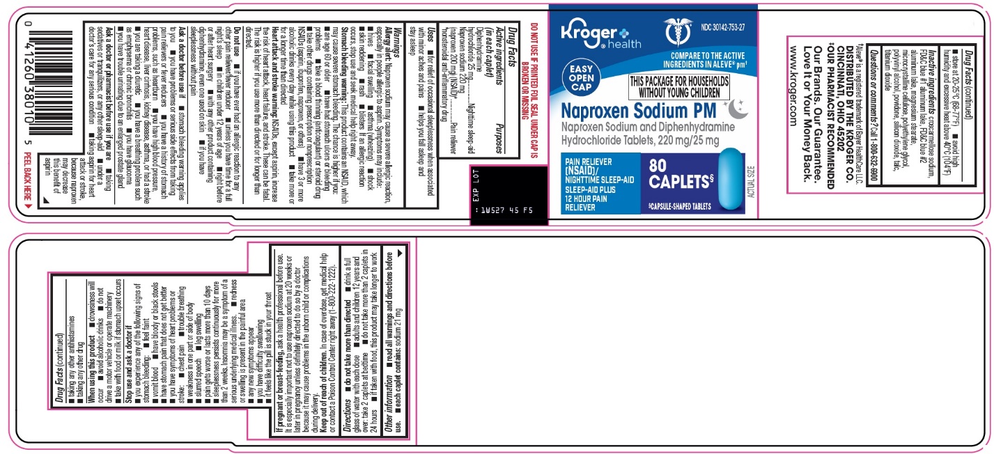 Pill image for Kroger Co. Naproxen Sodium Pm Drug Facts