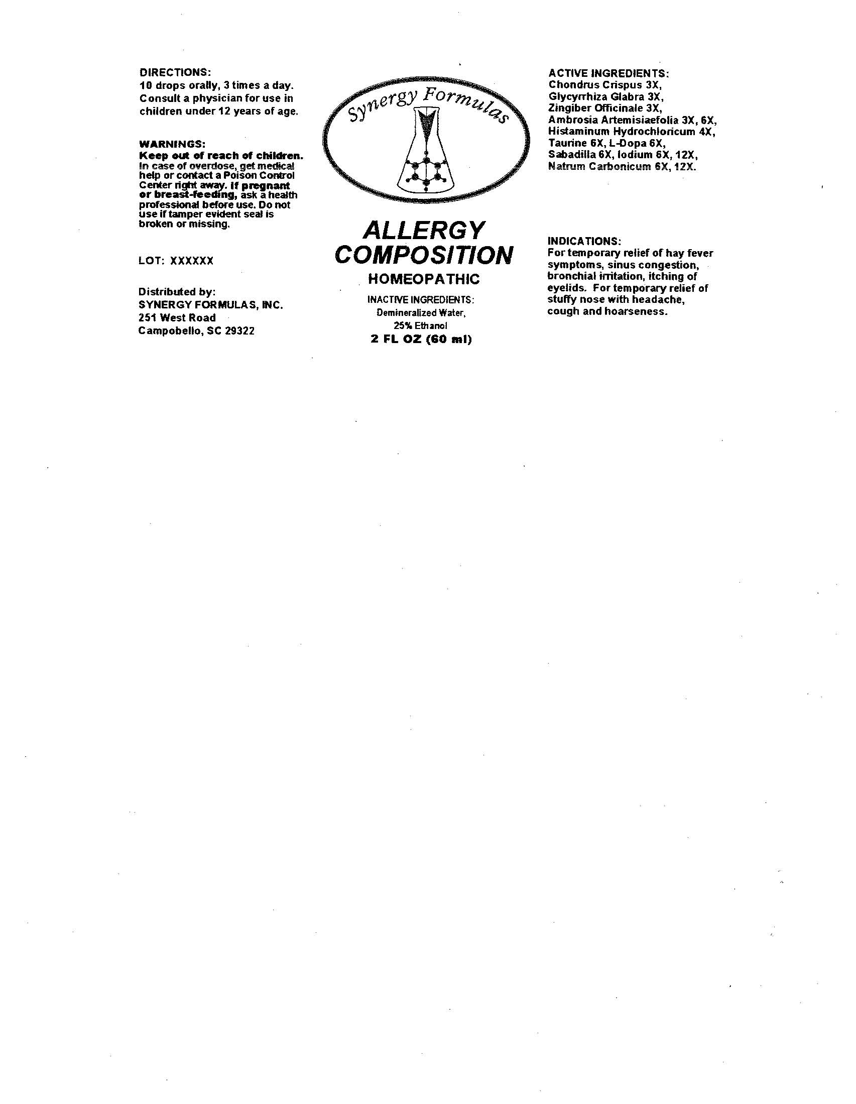 Pill image for Allergy Composition