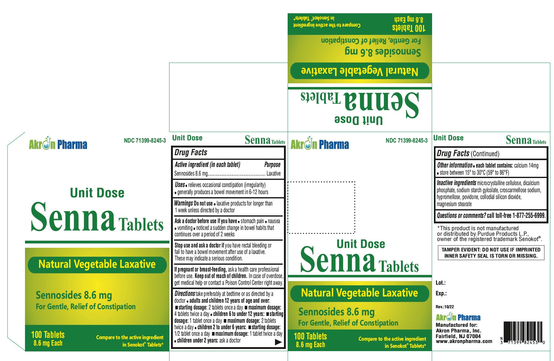 Pill image for Senna Tablets