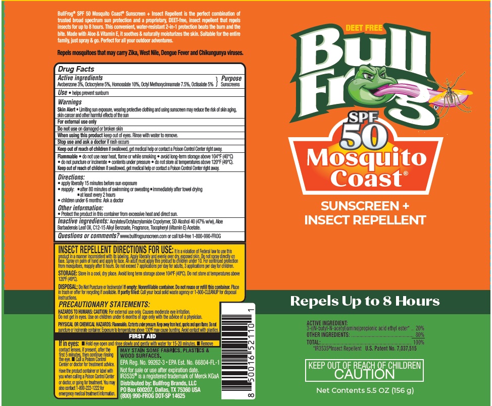 Pill image for Bull Frog Spf50 Mosquito Coast- Sunscreen+ Inspect Repellent