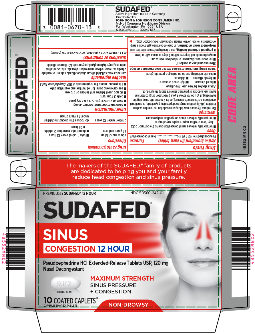 Pill image for Sudafed Sinus Congestion 12 Hour