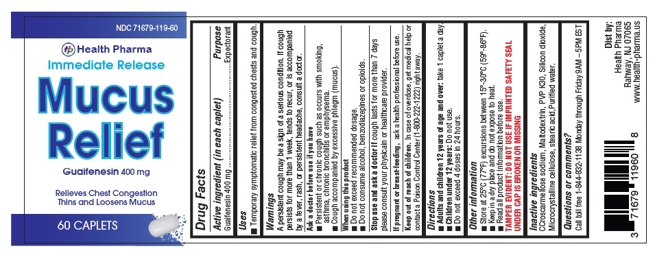 Pill image for Guaifenesin 400 Mg Caplets