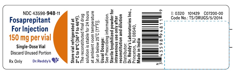 Pill image for These Highlights Do Not Include All The Information Needed To Use Fosaprepitant for injection Safely And Effectively. See Full Prescribing Information For Fosaprepitant For Injection.  