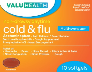 Pill image for Day Time Cold & Flu Multi-symptom Relief