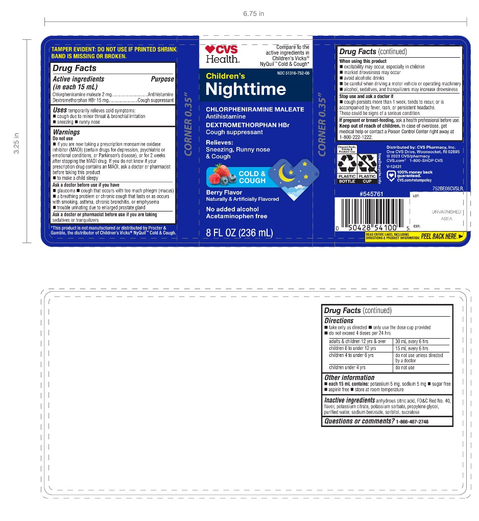Pill image for Cvs Nighttime Children's Cold & Cough Relief