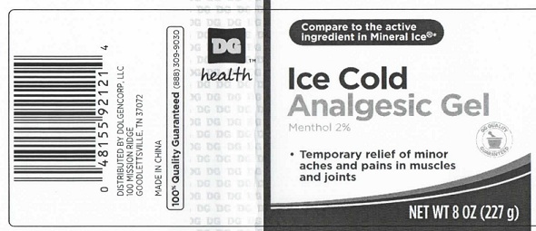 Pill image for Dg Health Ice Cold Analgesic Gel