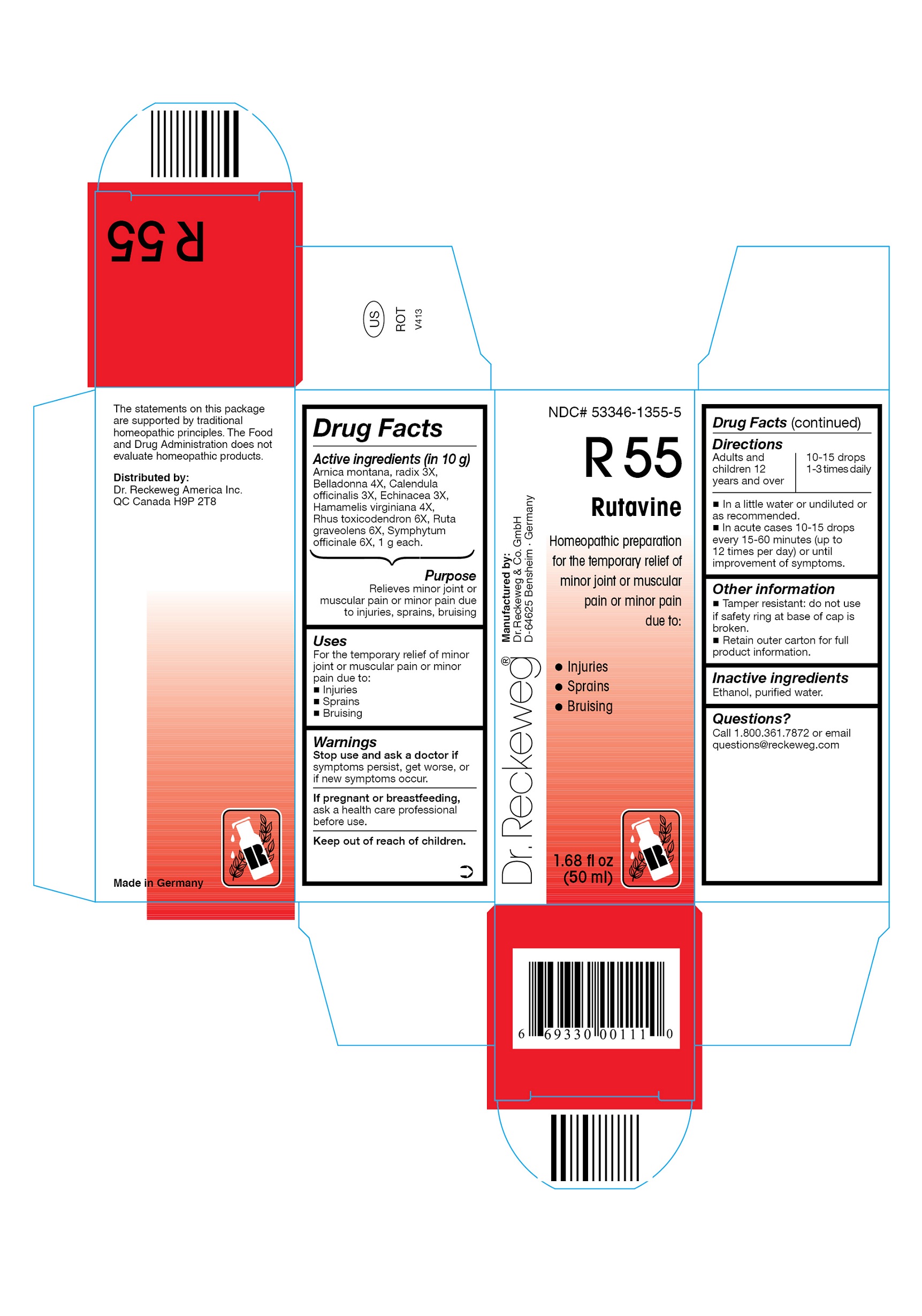 Pill image for Dr. Reckeweg R55 Rutavine
