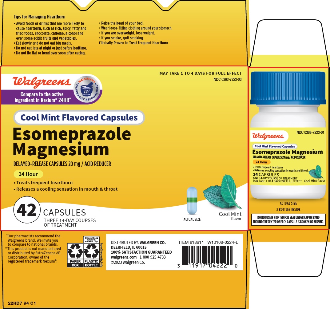 Pill image for Walgreen Co. Esomeprazole Magnesium Drug Facts