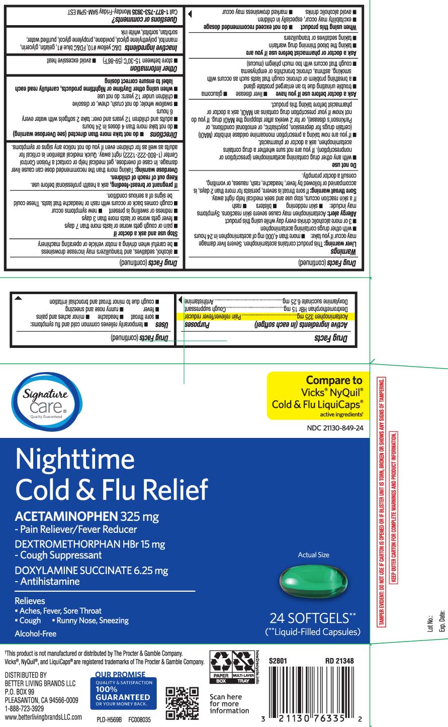 Pill image for Safeway Nighttime Cold & Flu