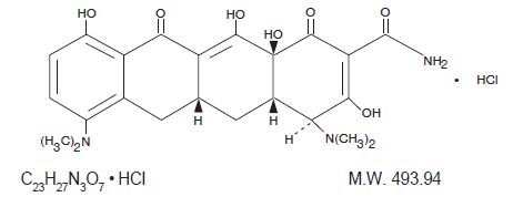 Pill image for Minocycline Hydrochloride Tablets, Usp