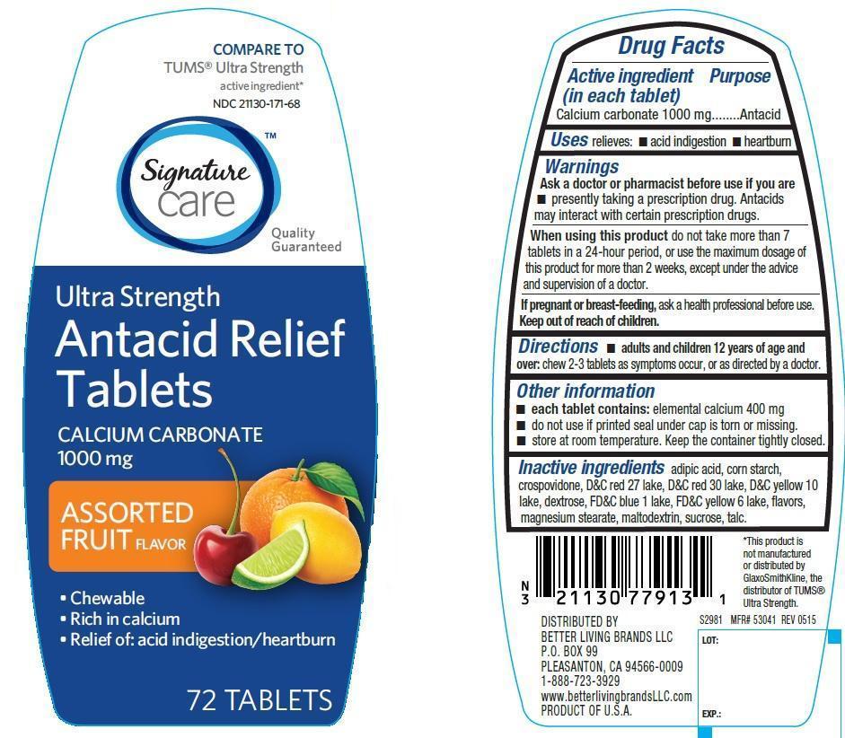 Pill image for Ultra Strength Antacid Relief Assorted Fruit Tablets