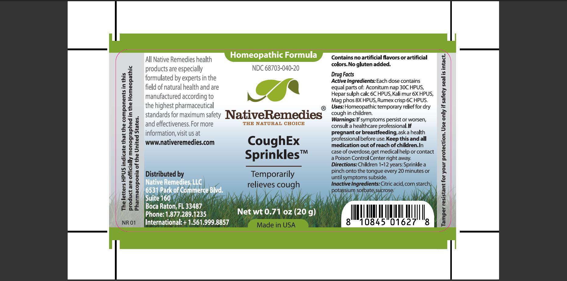 Pill image for Coughex Sprinkles