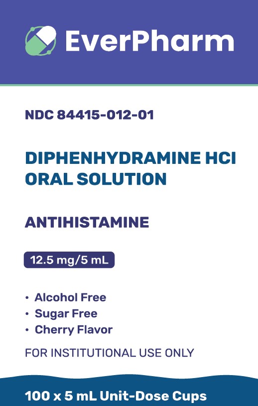 Pill image for Diphenhydramine Hcl Oral Solution 12.5 Mg/5 Ml