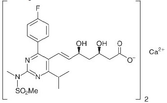 Pill image for These Highlights Do Not Include All The Information Needed To Use Rosuvastatin Tablets Safely And Effectively. See Full Prescribing Information For Rosuvastatin Tablets.