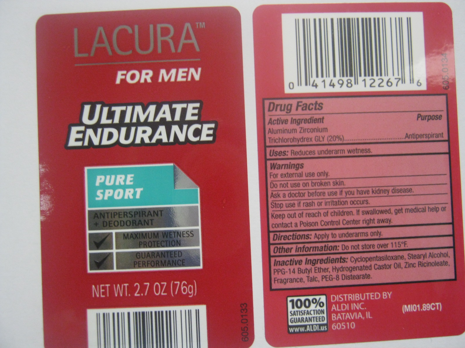 Pill image for Lacura Ultimate Endurance Pure Sport (aluminun Zirconium Trichlorohydrex Gly)