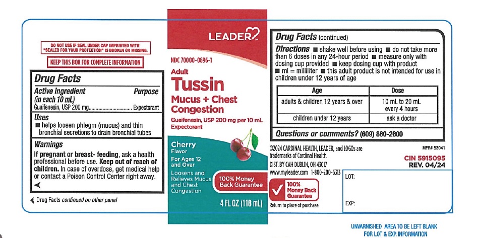 Pill image for Leader Adult Tussin Mucus And Chest Congestion 541