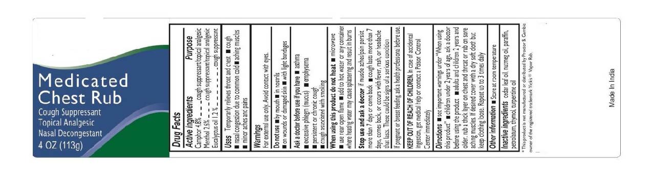 Pill image for Medicated Chest Rub