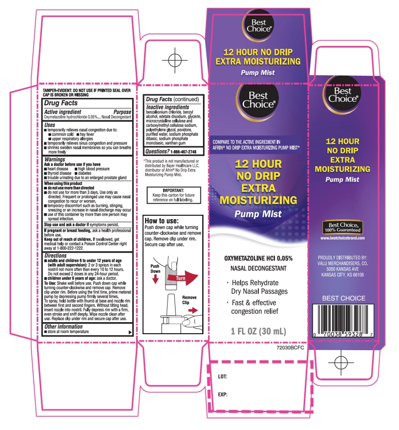 Pill image for Best Choice Nasal Mist Drug Facts
