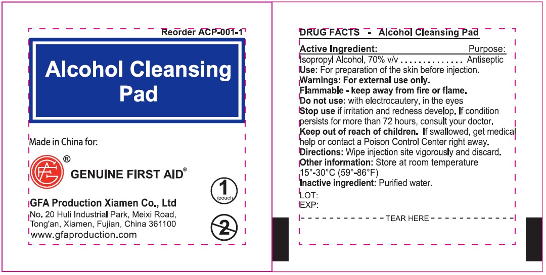 Pill image for Genuine First Aid Alcohol Cleansing Pad