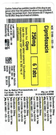 Pill image for Ciprofloxacin