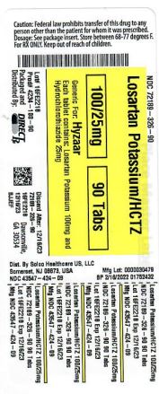 Pill image for Losartan Potassium/hctz