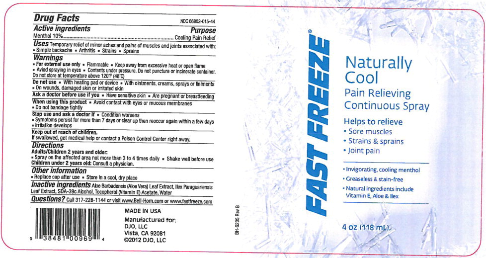 Pill image for Fast Freeze Ndc 66902-015