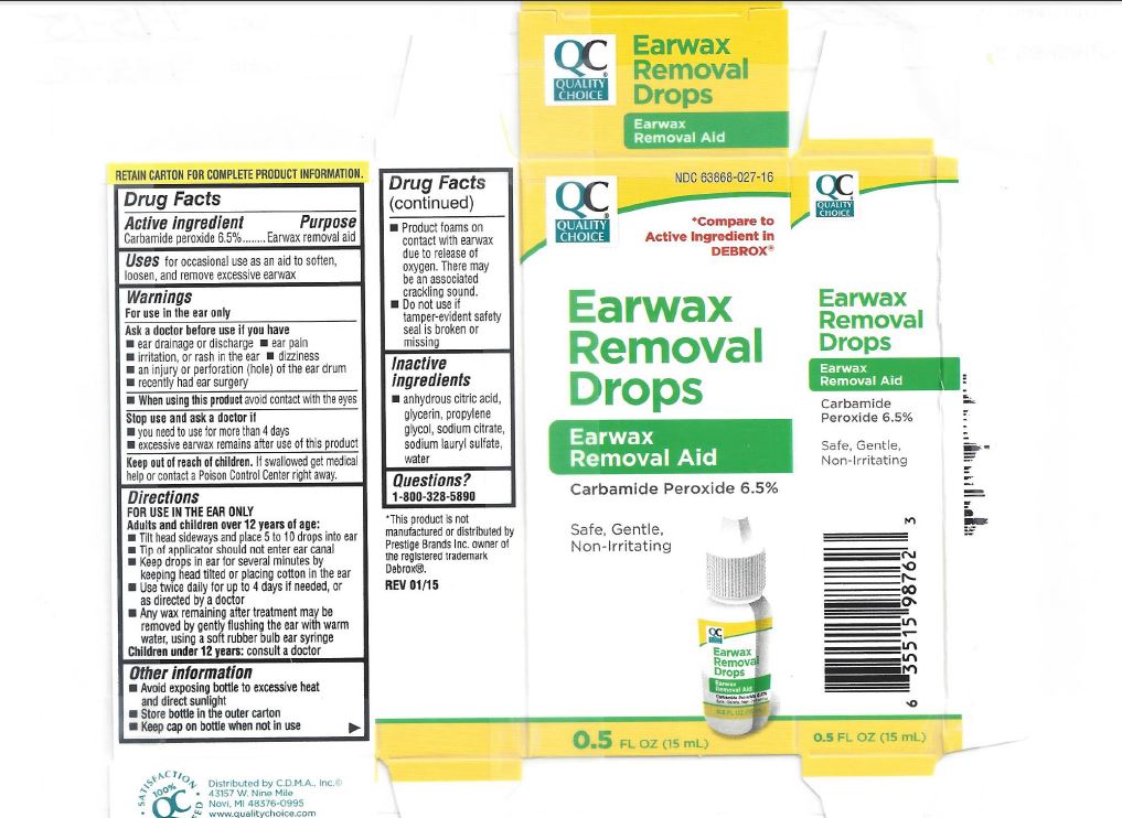Pill image for Quality Choice Earwax Removal Drops