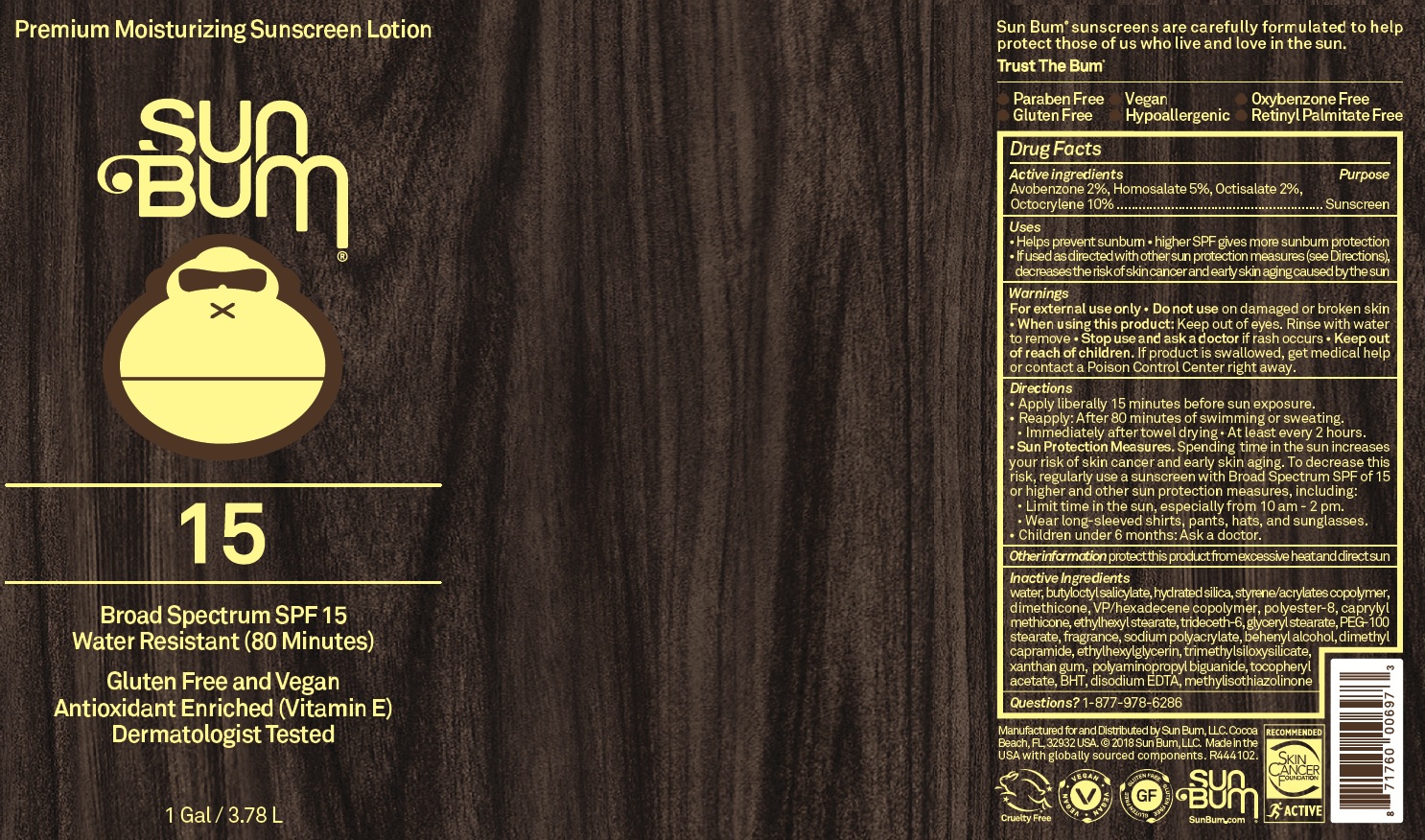 Pill image for Sun Bum Spf 15 Premium Moisturizing Sunscreen