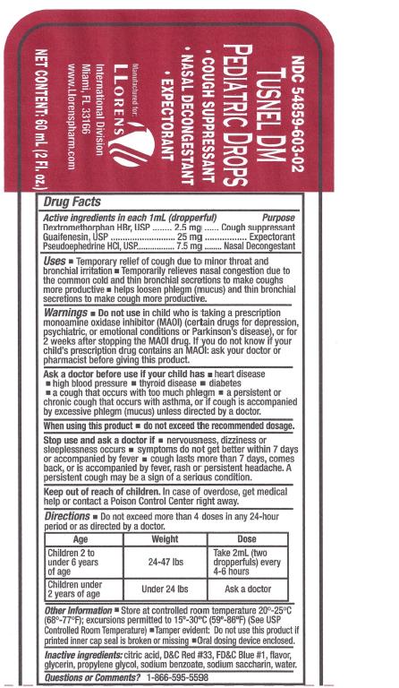 Pill image for Llorens-tusnel Dmpeddrops 603