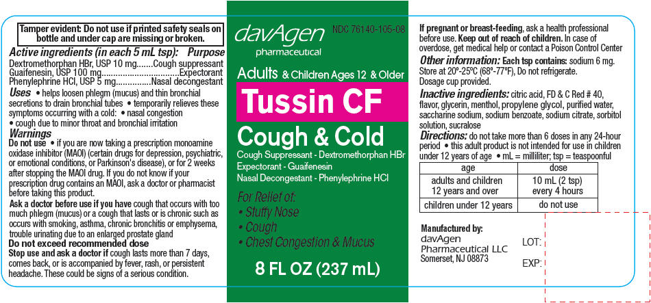 Pill image for Tussin Cf