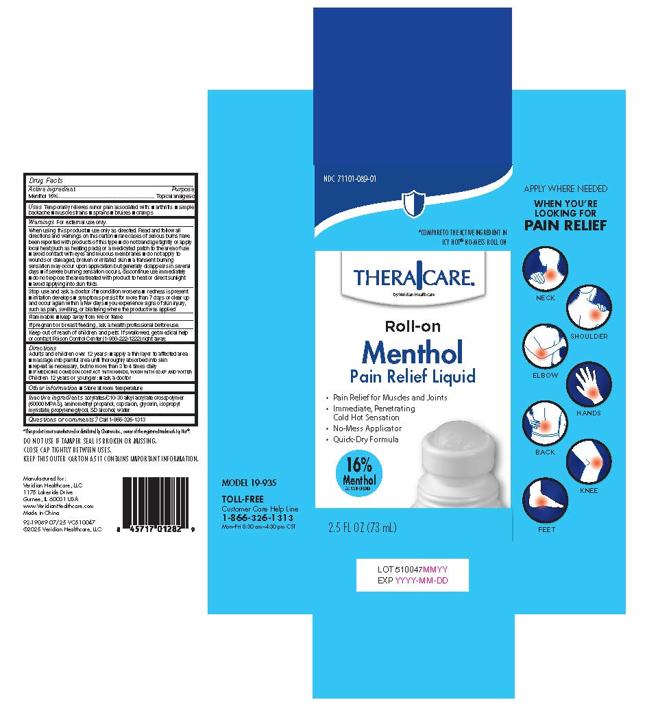 Pill image for Theracare Roll-on Menthol 16% Pain Relief Liquid