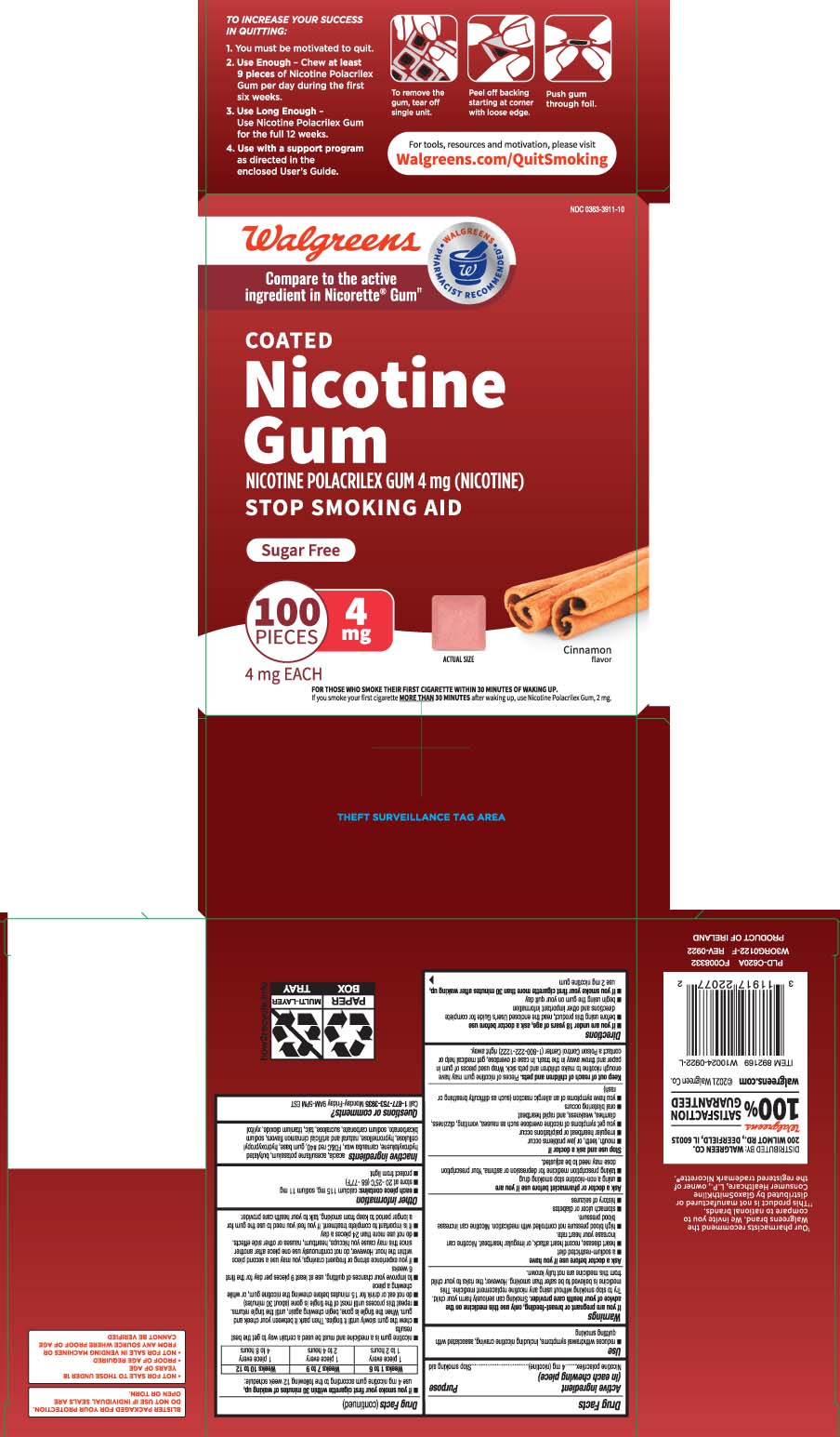 Pill image for Nicotine Polacrilex Gum Coated Ice Mint 4 Mg Anda204833 - Equate
