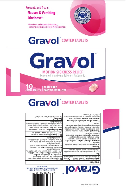 Pill image for Gravol™ Motion Sickness Relief - Coated Tablets