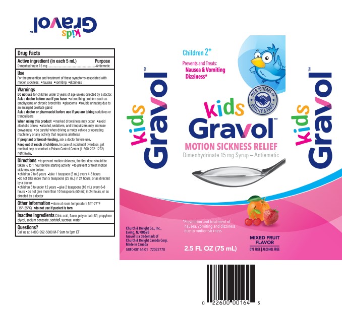 Pill image for Kids Gravol™ Motion Sickness Relief