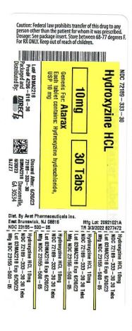 Pill image for Hydroxyzine Hcl