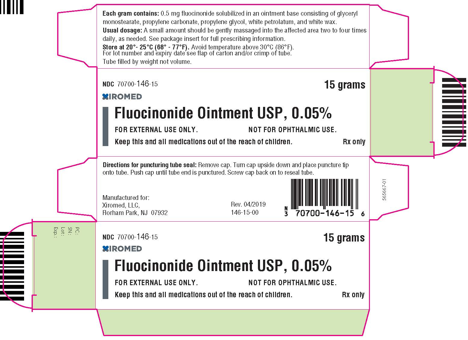 Pill image for Fluocinonide Ointment, 0.05%