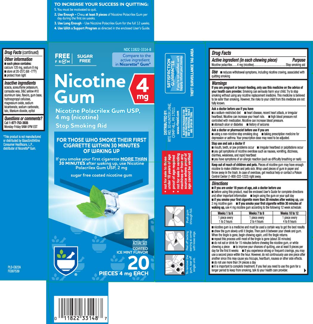 Pill image for Nicotine Polacrilex Gum Coated Ice Mint 4 Mg Anda204833 - Equate