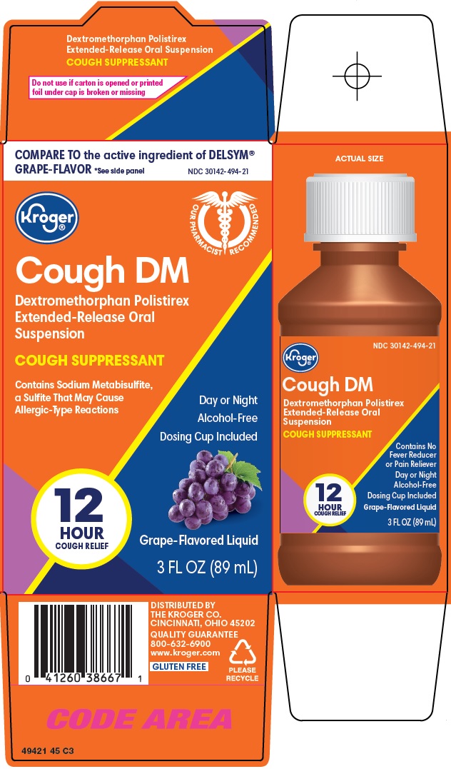 Pill image for Kroger Co. Cough Dm Drug Facts