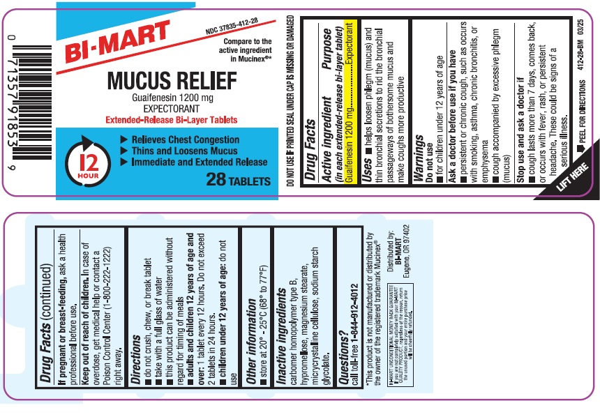 Pill image for Guaifenesin Extended-release Bi-layer Tablets, 1200 Mg