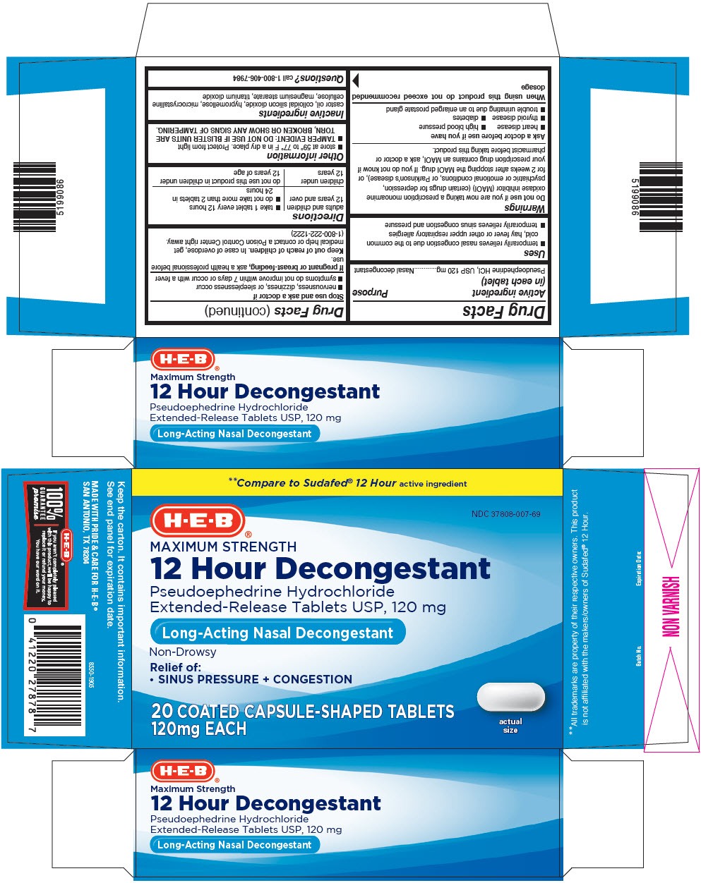 Pill image for pseudoephedrine hydrochloride