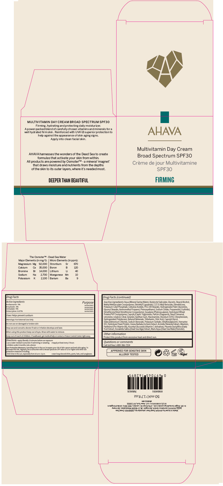 Pill image for Ahava Multivitamin Day Cream Spf30