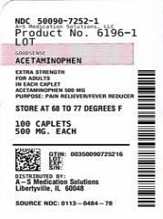 Pill image for Perrigo Pain Relief Drug Facts