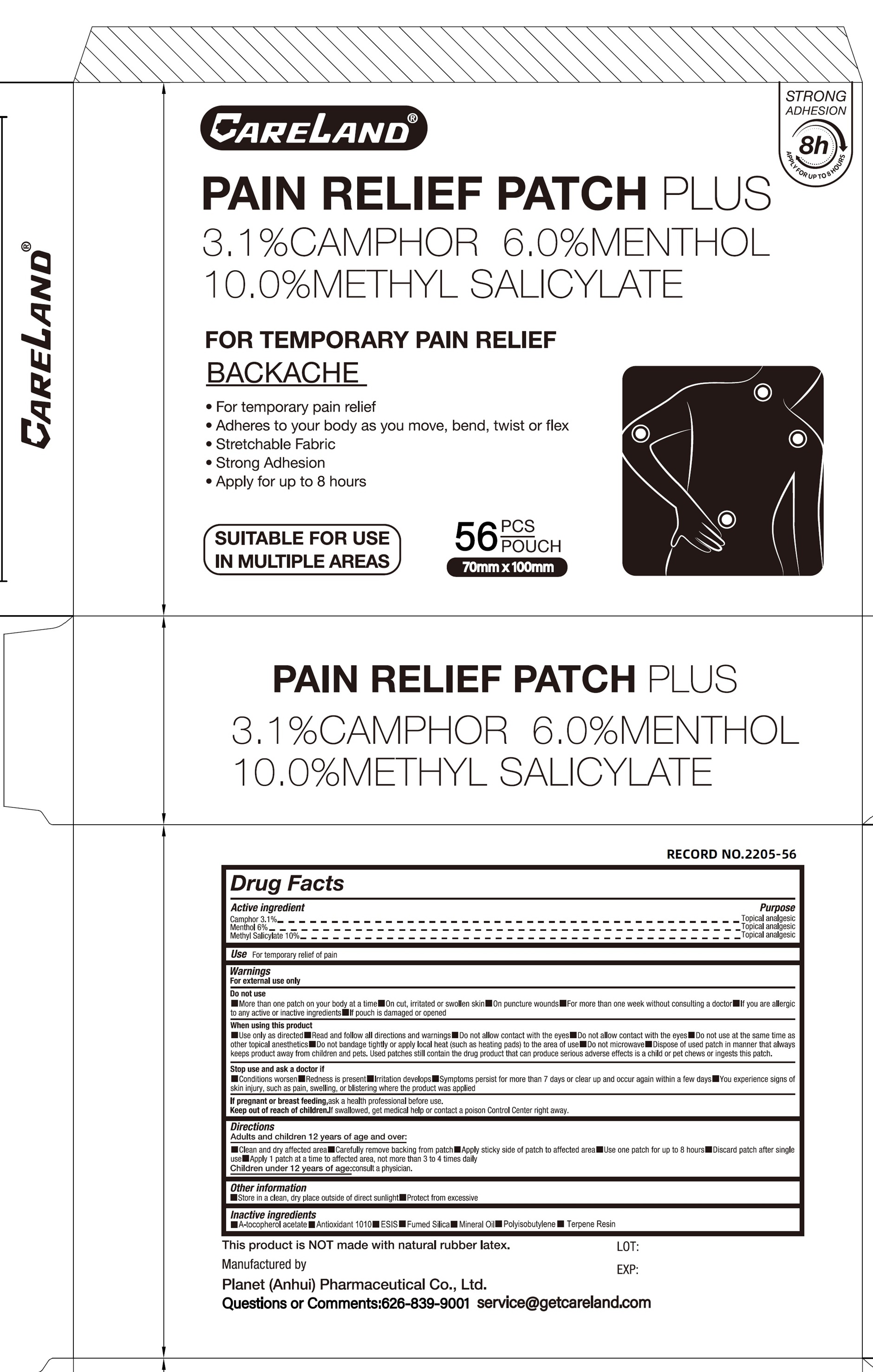 Pill image for Careland Pain Relief Patch Plus